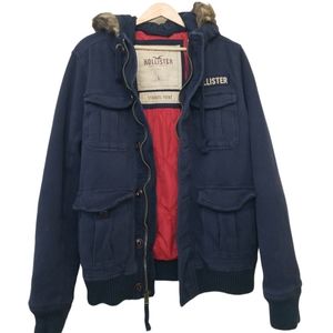 Hollister Y2K Strands Point Jacket Quilted Winter Coat Large